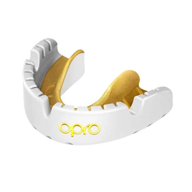 Opro Gold Level Mouthguard Braces – White 3 Opro Gold Level Mouthguard Braces – White