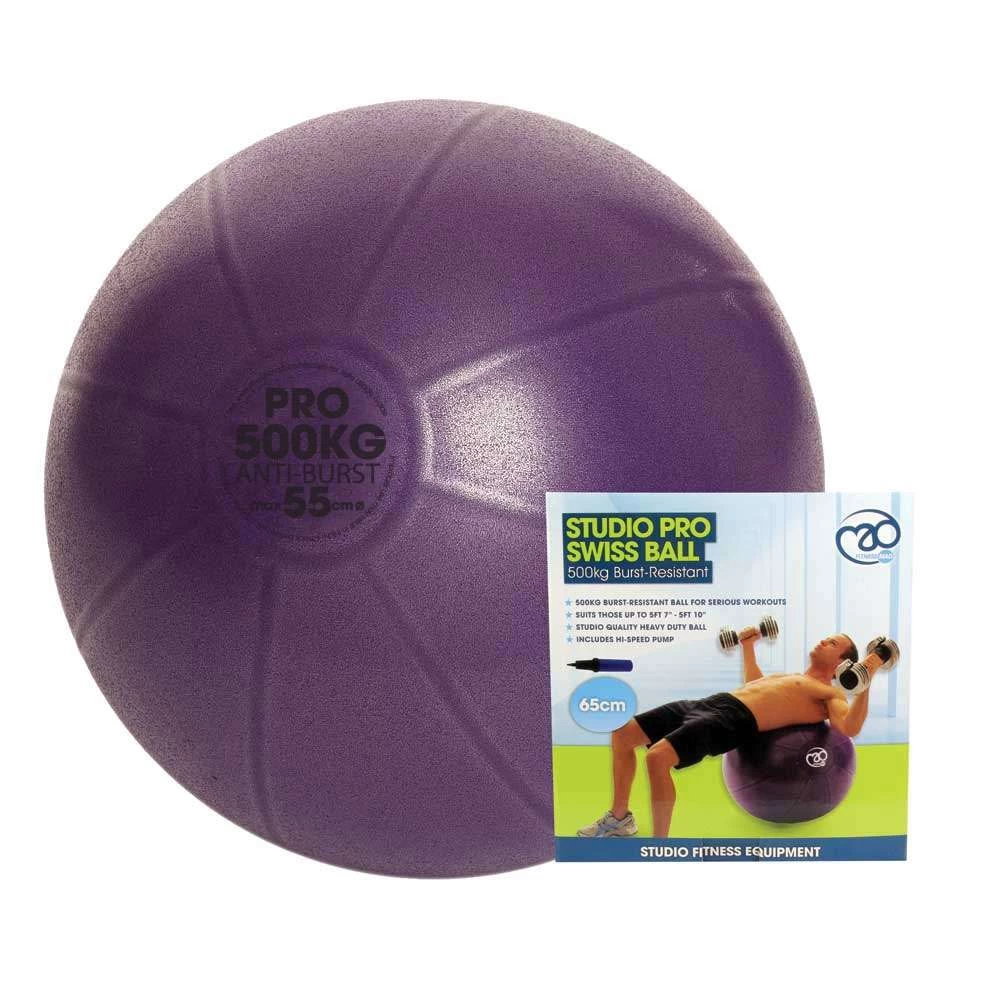 Fitness-Mad Studio Pro 500kg Anti-Burst Swiss Ball And Pump. 3 Fitness-Mad Studio Pro 500kg Anti-Burst Swiss Ball And Pump.