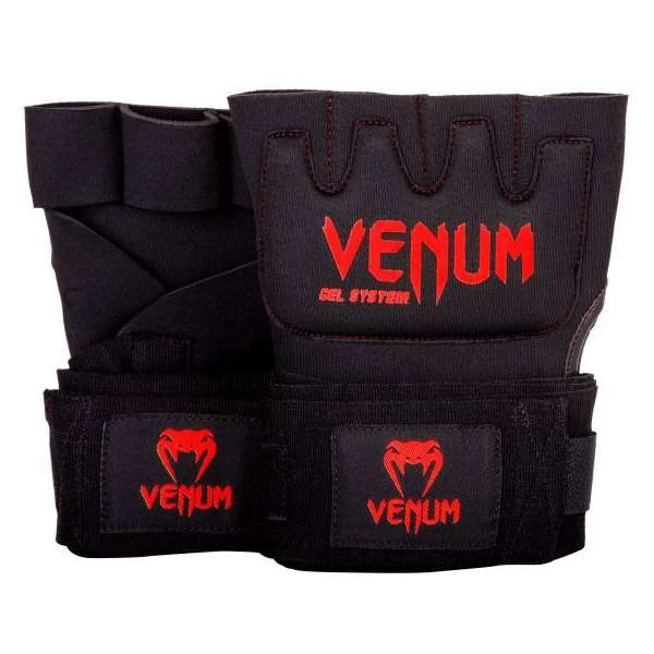 Venum Kontact Gel Wrap Gloves – Black/White 6 Venum Kontact Gel Wrap Gloves – Black/White - Image 4