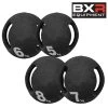BXR Medicine Ball With Handles Set Of 4 – [5kg, 6kg, 7kg, 8kg] -Knockout Deals on Boxing Gear BXRMedicineBallSet 2nd