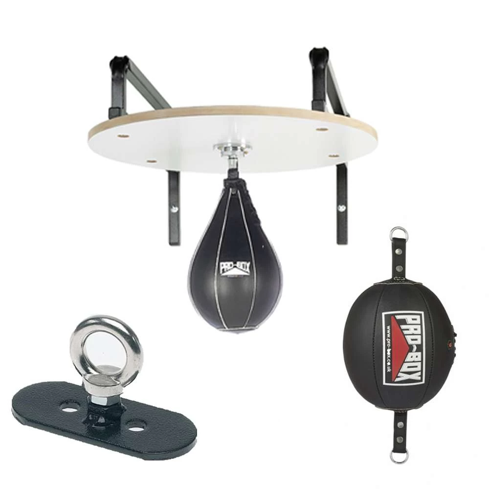 Pro-Box PU Floor To Ceiling & Speedball Set – Black 3 Pro-Box PU Floor To Ceiling & Speedball Set – Black