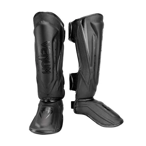 Venum Elite Evo Shinguards – Black/Black 3 Venum Elite Evo Shinguards – Black/Black