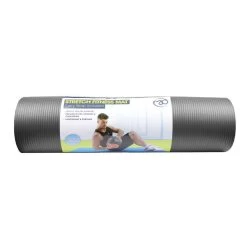 Fitness-Mad Stretch Fitness Mat 10mm – Grey Or Blue -Knockout Deals on Boxing Gear FMATNBRST GRY 2