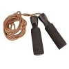 Fitness-Mad Adjustable Leather Weighted Speed Rope – Brown/Black -Knockout Deals on Boxing Gear FSKIPLR17 H 500 W 500