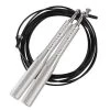 Fitness-Mad Fitness Mad Ultra Speed Adjustable Cable Rope – Black/Silver -Knockout Deals on Boxing Gear Fitness Mad Ultra Speed Adjustable Cable Rope