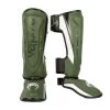 Venum Elite Evo Shinguards – Khaki/Silver 1 Venum Elite Evo Shinguards – Khaki/Silver -Knockout Deals on Boxing Gear KHAKI VENUM