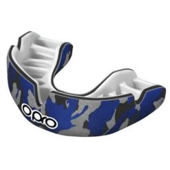 Opro Instant Custom-Fit Single Colour Mouthguard – Blue Camo