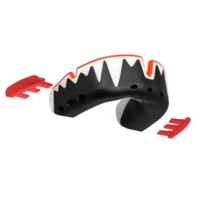 Opro Platinum Fangz Mouthguard – Black/White/Red 5 Opro Platinum Fangz Mouthguard – Black/White/Red - Image 3