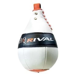 Rival Boxing Speed Bag – White/Black