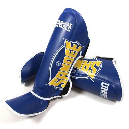 Sandee Cool-Tec Leather Boot Shinguard – Blue/Yellow/White 10 Sandee Cool-Tec Leather Boot Shinguard – Blue/Yellow/White - Image 8