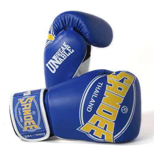 Sandee Cool-Tec Leather Sparring Glove – Blue/Yellow/White 3 Sandee Cool-Tec Leather Sparring Glove – Blue/Yellow/White