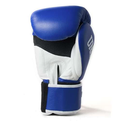 Sandee Cool-Tec Leather Sparring Glove – Blue/Yellow/White 4 Sandee Cool-Tec Leather Sparring Glove – Blue/Yellow/White - Image 2