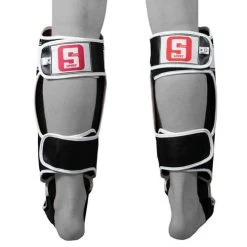 Sandee Sport Synthetic Leather Boot Shinguard – Black/White 11 Sandee Sport Synthetic Leather Boot Shinguard – Black/White -Knockout Deals on Boxing Gear SandeeSportVelcroBlackWhiteSyntheticLeatherBootShinguard2