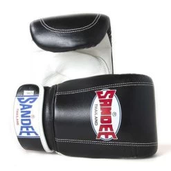 Sandee Leather Bag Glove – Red/White 12 Sandee Leather Bag Glove – Red/White -Knockout Deals on Boxing Gear SandeeVelcroBlackWhiteLeatherBagGlove