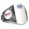 Sandee Leather Belly Pad – Black/White -Knockout Deals on Boxing Gear SandeeVelcroBlackWhiteLeatherBellyPad
