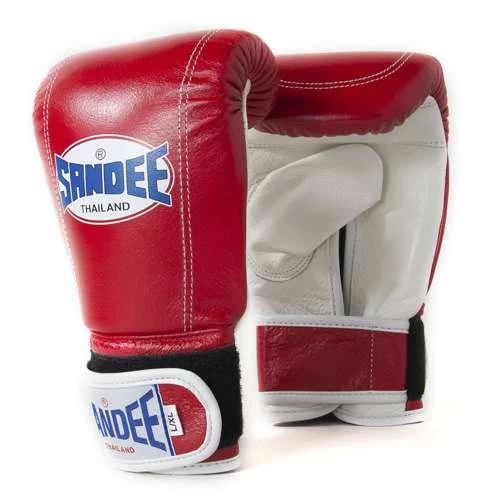 Sandee Leather Bag Glove – Red/White 6 Sandee Leather Bag Glove – Red/White - Image 4