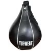 Tuf Wear Hide Leather Speedball – Black -Knockout Deals on Boxing Gear Speed Ball