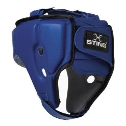 Sting AIBA Competition Boxing Head Guard – Blue -Knockout Deals on Boxing Gear Sting Blue HG 2 1