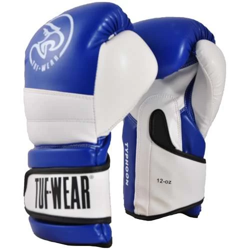 Tuf Wear Typhoon Training Boxing Glove – White/Black 4 Tuf Wear Typhoon Training Boxing Glove – White/Black - Image 2