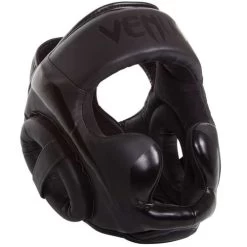 Venum Elite Cheek Headguard – Khaki/Black -Knockout Deals on Boxing Gear VENUMELITEHEADGEARblackblack 5