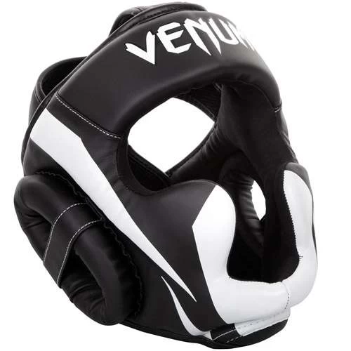 Venum Elite Cheek Headguard – Black/White 3 Venum Elite Cheek Headguard – Black/White