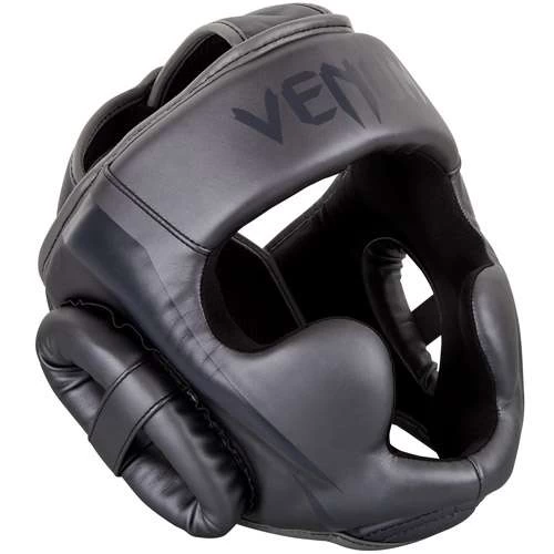 Venum Elite Cheek Headguard – White/Gold 6 Venum Elite Cheek Headguard – White/Gold - Image 4