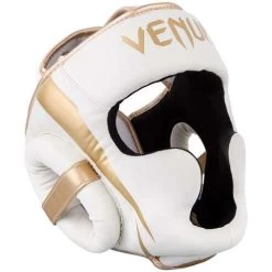 Venum Elite Cheek Headguard – Black/White 18 Venum Elite Cheek Headguard – Black/White -Knockout Deals on Boxing Gear VENUMELITEHEADGEARwhitegold