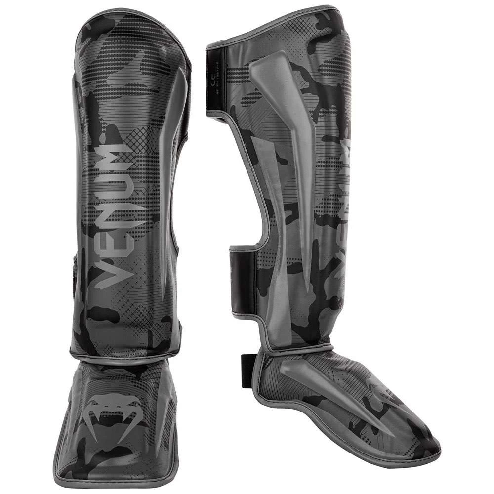 Venum Elite Shinguards – Black/Dark Camo 3 Venum Elite Shinguards – Black/Dark Camo