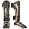 Venum Elite Shinguards – Dark Camo/Gold -Knockout Deals on Boxing Gear Venum Elite Shinguards Dark CamoGold2 1