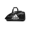 Adidas Boxing 2 In 1 PU Holdall 2 Adidas Boxing 2 In 1 PU Holdall -Knockout Deals on Boxing Gear adiacc051 2in1 bag black white front boxing copy edited 1