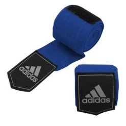 Adidas Boxing Hand Wraps 2.5m X 10 [Black, Red, Blue Or White] -Knockout Deals on Boxing Gear adib03 blue