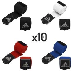 Adidas Boxing Hand Wraps 2.5m X 10 [Black, Red, Blue Or White]