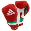Adidas AdiSpeed Hook And Loop Boxing Gloves – Red/White/Green -Knockout Deals on Boxing Gear adisbg501pro smu adispeed red white green copy