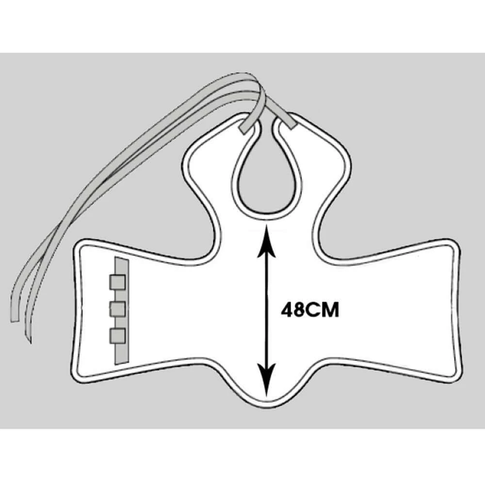 Adidas Gel Body Protector – Black/White 5 Adidas Gel Body Protector – Black/White - Image 3