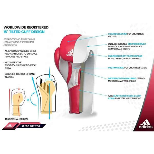 Adidas Speed Tilt 250 Boxing Gloves 4 Adidas Speed Tilt 250 Boxing Gloves - Image 2