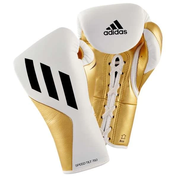 Adidas Speed Tilt 750 BBBC Approved Pro Gloves – White/Gold 3 Adidas Speed Tilt 750 BBBC Approved Pro Gloves – White/Gold