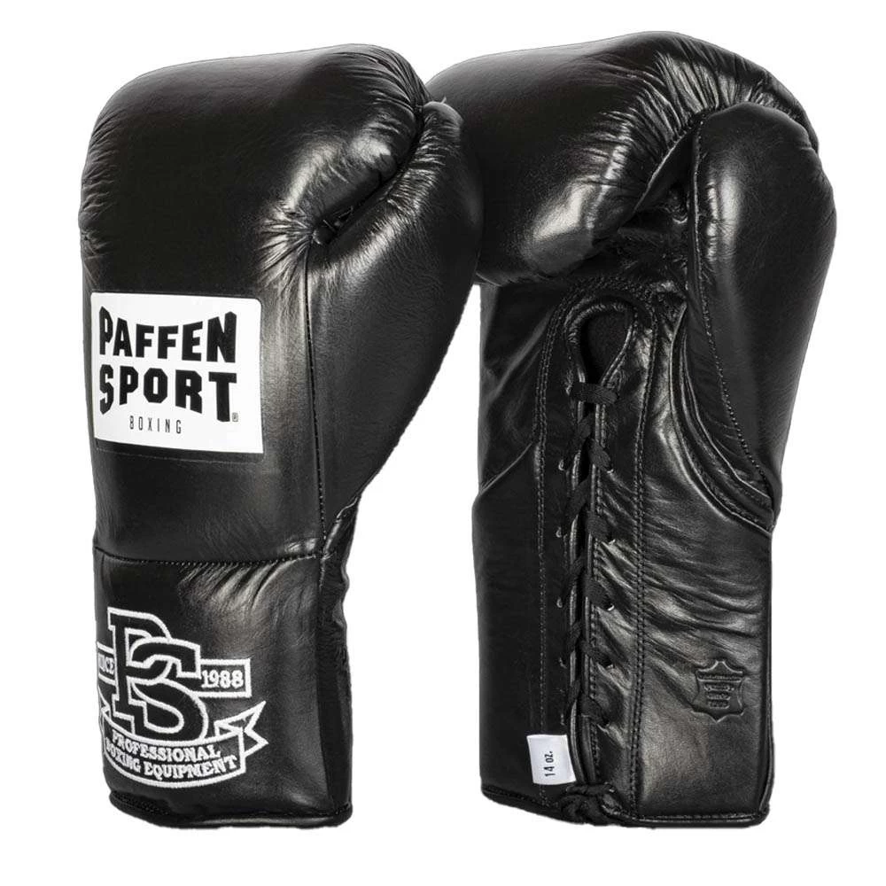 Paffen Sport Pro Mexican Lace Up Sparring Gloves – Black 3 Paffen Sport Pro Mexican Lace Up Sparring Gloves – Black