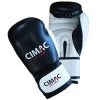 Cimac Artificial Leather Boxing Gloves – Black/White -Knockout Deals on Boxing Gear black glovescimac
