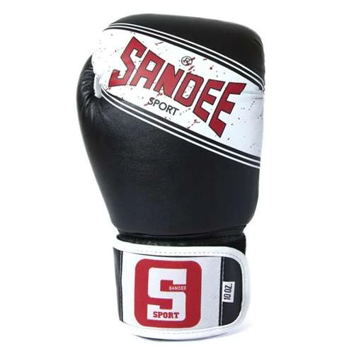 Sandee Sport Synthetic Leather Boxing Glove – Blue/White 7 Sandee Sport Synthetic Leather Boxing Glove – Blue/White - Image 5