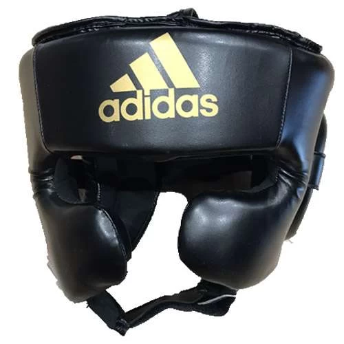 Adidas Speed Super Pro Training Head Guard – Black/Gold 3 Adidas Speed Super Pro Training Head Guard – Black/Gold