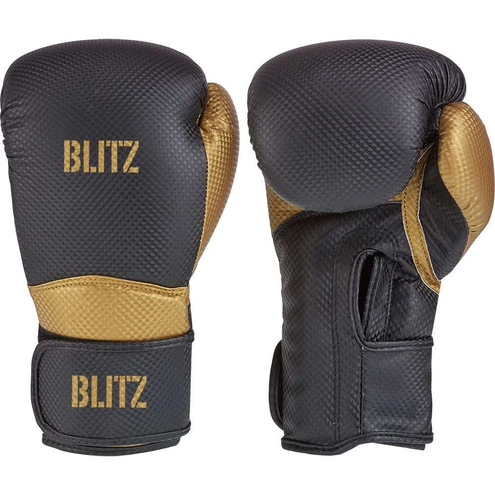 Blitz Centurion Boxing Gloves – Black/Gold 3 Blitz Centurion Boxing Gloves – Black/Gold