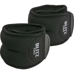 Blitz Ankle Weights – Black [0.5kg, 1kg Or 1.5kg]