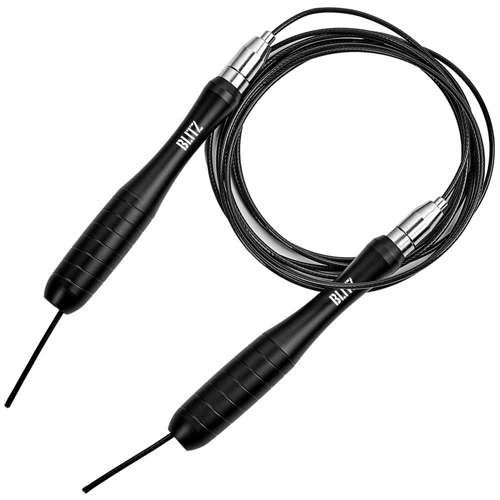 Blitz Adjustable Self-Locking Skipping Rope – Black 3 Blitz Adjustable Self-Locking Skipping Rope – Black