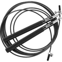 Blitz Adjustable Slimline Skipping Rope – Black
