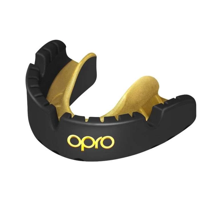 Opro Gold Level Mouthguard Braces – Black 3 Opro Gold Level Mouthguard Braces – Black