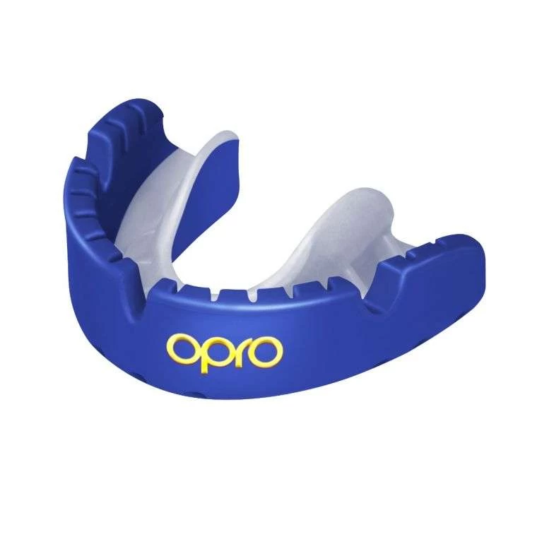 Opro Gold Level Mouthguard Braces – Blue 3 Opro Gold Level Mouthguard Braces – Blue