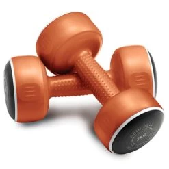 Body Sculpture Smart Dumbbell Set – Pair Of 2kg / Bronze