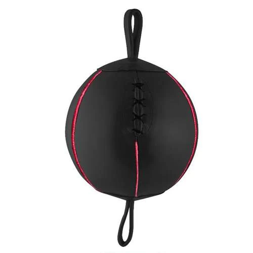 Cleto Reyes Double End Round Leather Bag – Black/Red 4 Cleto Reyes Double End Round Leather Bag – Black/Red - Image 2