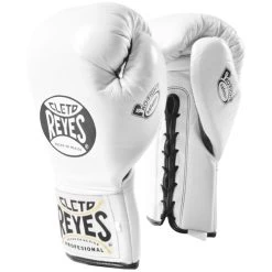 Cleto Reyes Safetec Profight Boxing Glove – Yellow -Knockout Deals on Boxing Gear cletosafetecwhite