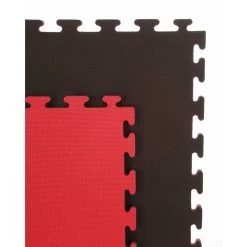 Cannons UK Reversible 20mm Premium 1m X 1m Mat β Red/Black